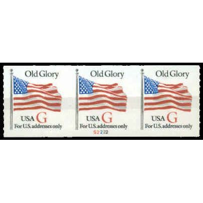 2892 32c G Old Glory Very Fine MNH PNC S2222/3 W1419