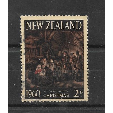 NewZealand.1960 Christmas."The Adoration of the Shepherds".Fine Used.Oct21
