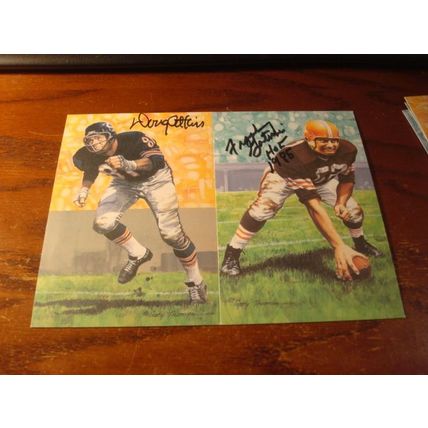 1990-1991, Goal Line Art Cards, 4X6, 14-AUTOGRAPHED Cards, All #'d 4962/5000
