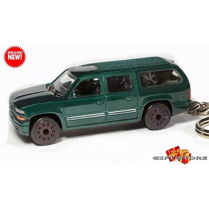 RARE KEYCHAIN GREEN CHEVY SUBURBAN CUSTOM Ltd. Ed. ❤️GREAT GIFT❤️
