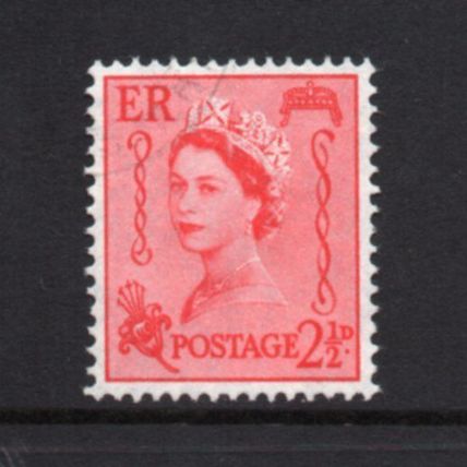 Guernsey - 1958-67 - 2½d Rose-Red (sg6) Used