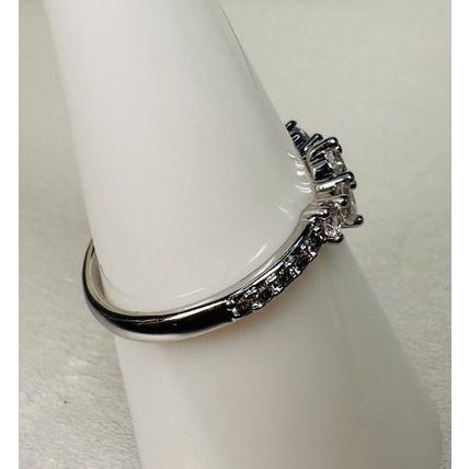 Bomb Party Sz8 Revealed Stylish BP Ring Fashion Jewelry RBP Colorless Rhodium Pl