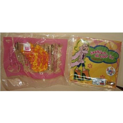 2004 McDonalds Disney's Lizzie McGuire #4 Scrunchie & CD Mint in Package