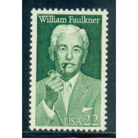 2350 22c William Faulkner Fine MNH Dry Gum MA2107