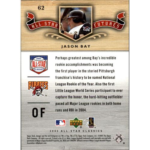 2005 Upper Deck Baseball All-Star Classics Jason Bay