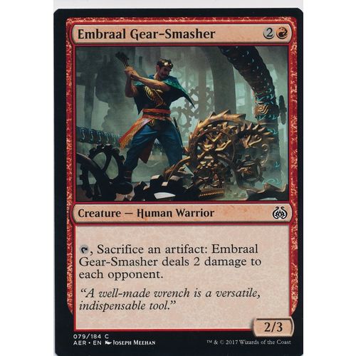 Magic the Gathering MTG Aether Revolt 79/184 Embraal Gear-Smasher