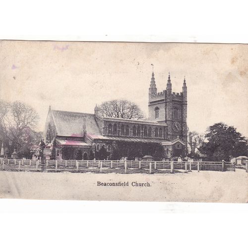 Beaconsfield Church Buckinghamshire Postcard (BU76509)