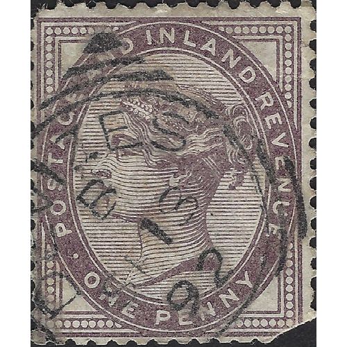 GB, Queen Victoria Jubilee, violet 1881, 1d, #3