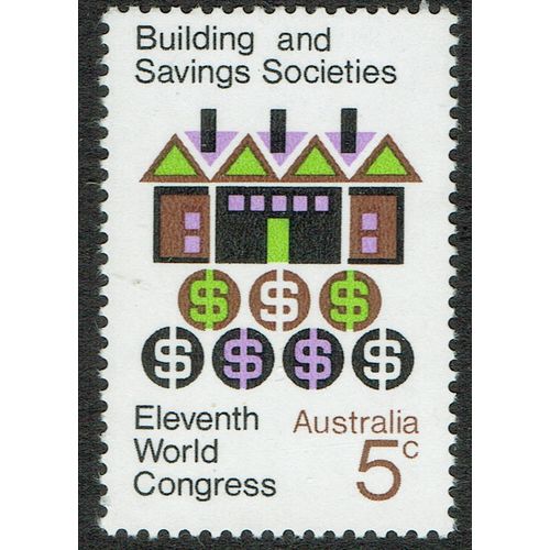Australia 1968 Building and Savings Society Congress 5c Multicoloured SG430 UM