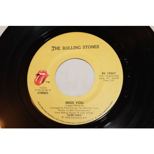 The Rolling Stones 45 & Picture Sleeve-MISS YOU/FAR AWAY EYES STEREO