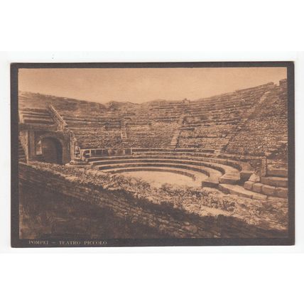 Roman Ruins Ancient City of Pompeii Postcard Italy 172
