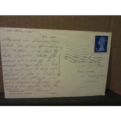 ABERDEEN, multiview, Scotland vintage used postcard 1971 postmark =
