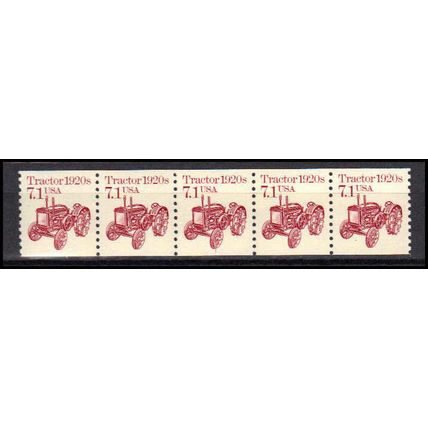2127 7.1c Tractor Very Fine MNH Dry Gum PNC 1/5 X0661