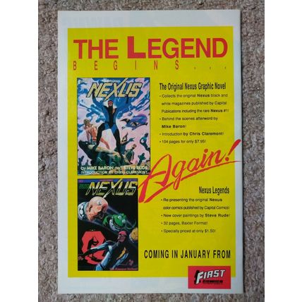 NEXUS # 55 (1989) FIRST COMICS (NM Condition)