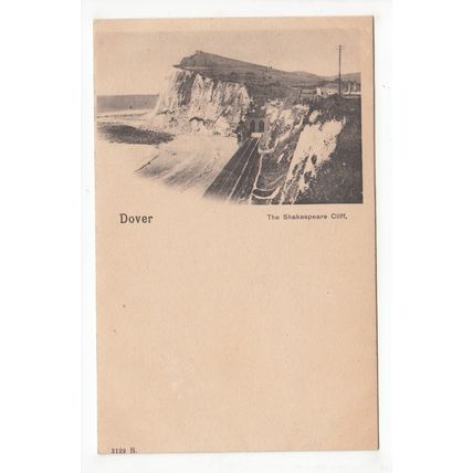 The Shakespeare Cliff Dover Postcard Kent Early Undivided Back