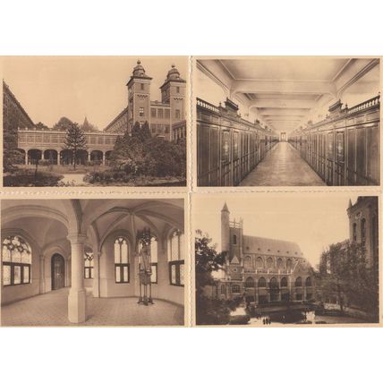 Instituut der Ursulinen Wavre Notre Dame Belgium 4x Postcard s