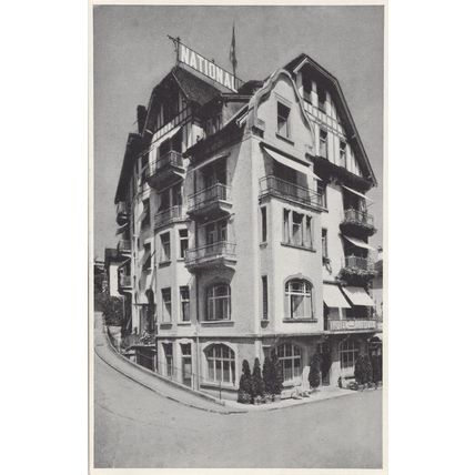 Hotel National Weggis Austria Stunning Old Postcard
