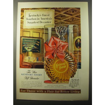 1953 Kentucky Tavern Bourbon Ad - Kentucky's finest Bourbon