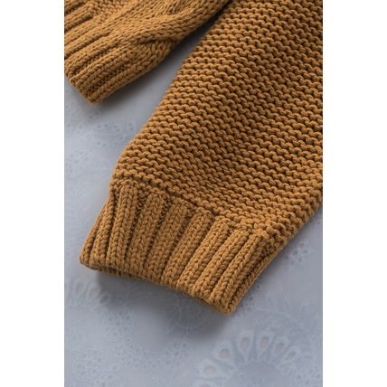 Cuddle Weather Cable Knit Handmade Turtleneck Sweater