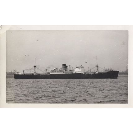 Manchester Shipper Built 1943 in WW2 Rare Ship Photo