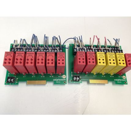 LOT 4 OPTO 22 PB24Q CIRCUIT BOARD PB24Q & RELAYS ODC52,OPTO 22 001542L,DC