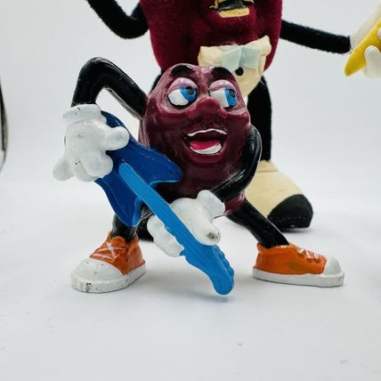 Calrab California Raisins 1988 Action Figurines Applause Lot 9 Pieces Vintage