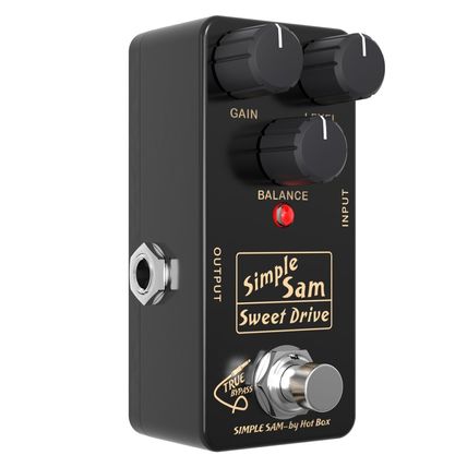 Simple Sam Sweet Drive Analog Overdrive Guitar FX Pedal Bypass Astounding Tone ✅