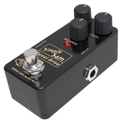 Simple Sam Sweet Drive Analog Overdrive Guitar FX Pedal Bypass Astounding Tone ✅