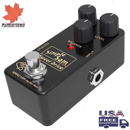 Simple Sam Sweet Drive Analog Overdrive Guitar FX Pedal Bypass Astounding Tone ✅