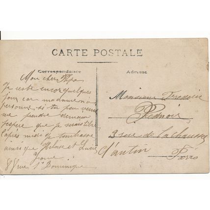 PC18261 Remerciements Pour Les Bonbons. 19089
