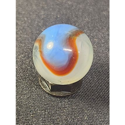 Vintage Vitro Agate "Bullseye" Marble .69 Inch Size Mint Condition R1