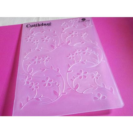 5 x Embossing Folders - Floral Theme - Various Sizes