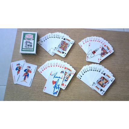 Coronation Street - Newton and Ridley: Best Bitter Playing Cards (2 Signed)