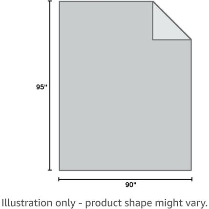 Waterproof Blanket for Bed Intimacy, Queen & King Size (95"X 90", Grey/Beige), W
