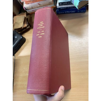 APOTHECARY "CHEMIST & D" PHARMACY BOUND MAGS JAN TO JUNE 1990 3.8kg BOOK (EV4)