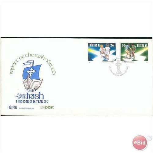Ireland FDC 1990 - SG 778 & 780 - Impact Irish missionaries abroad (mint)