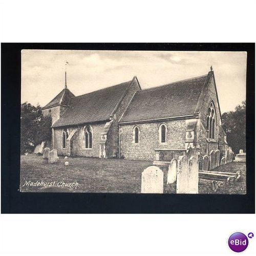 Sussex MADEHURST Church Postcard by Frith (42564)
