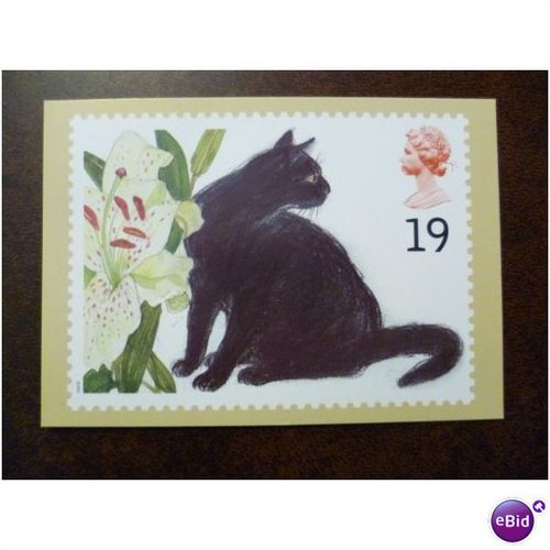 1995 GB Cats PHQ 167a 19p stamp Cool Cats Catalogue Catsfield shs postmark FDI