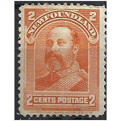 Newfoundland 1891 SG86 2c Orange Mounted Mint ..