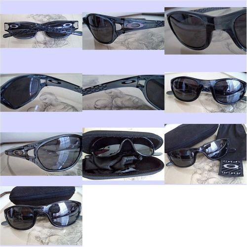 Oakley Fives Mirror Wrap Smoke Grey Vintage sports UNISEX sunglasses Case Cloth