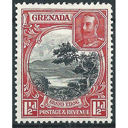 Grenada 1934 SG137 1 1/2d Black & Scarlet Mounted Mint .. ..