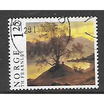 NORWAY 1976 NORWEGIAN PAINTINGS 1K.25 SLINDEBIRKIN SG765 FINE USED