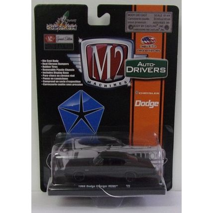 M 2 ' CHRYSLER ' 1966 DODGE CHARGER HEMI .. flat black (2020)