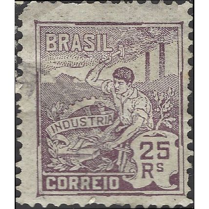 BRAZIL, Industry, violet 1920, 25reis