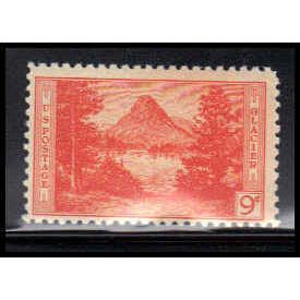 748 9c Glacier National Park Just Clears MNH Z1588