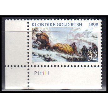 3235 32c Klondike Gold Very Fine MNH P#S LL P11111 KA8997