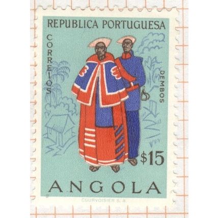 Angola 1957 - $15 Natives - unused