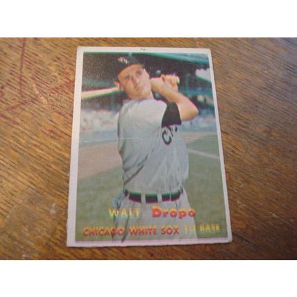1957 Topps, WALT DROPO, #257, White Sox