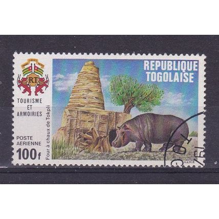 TOGO 1971 TOURISM 100f HIPPO USED / CTO SG826