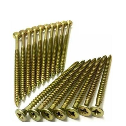3mm 6g CLASSIC PROFESSIONAL YELLOW WOOD SCREW POZI COUNTERSUNK WOODSCREW SCREWS